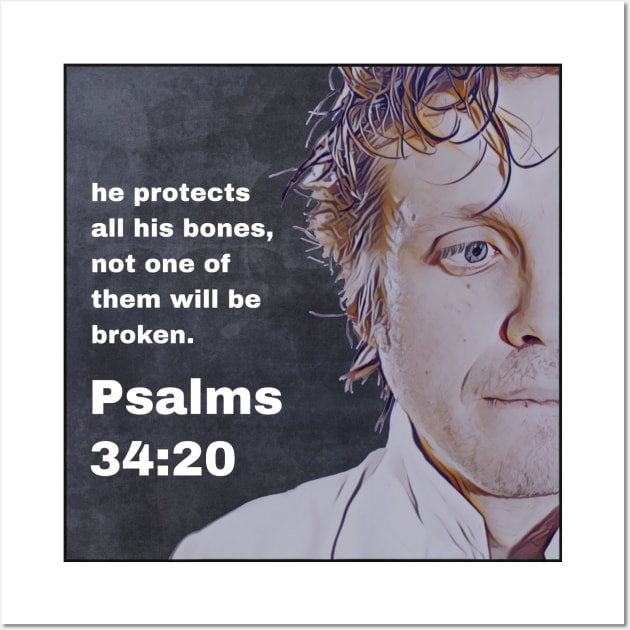 Psalms 34:20 Wall Art by Bible Verses by Deb